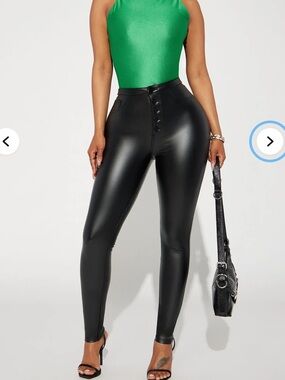 Fashion Nova My Pleasure Faux Leather Pants